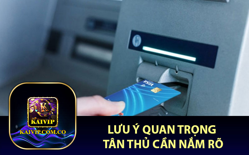 Lưu ý quan trọng tân thủ cần nắm rõ