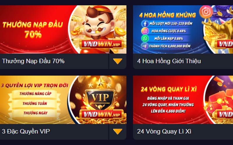 Các hình thức khuyến mãi chào mừng khác